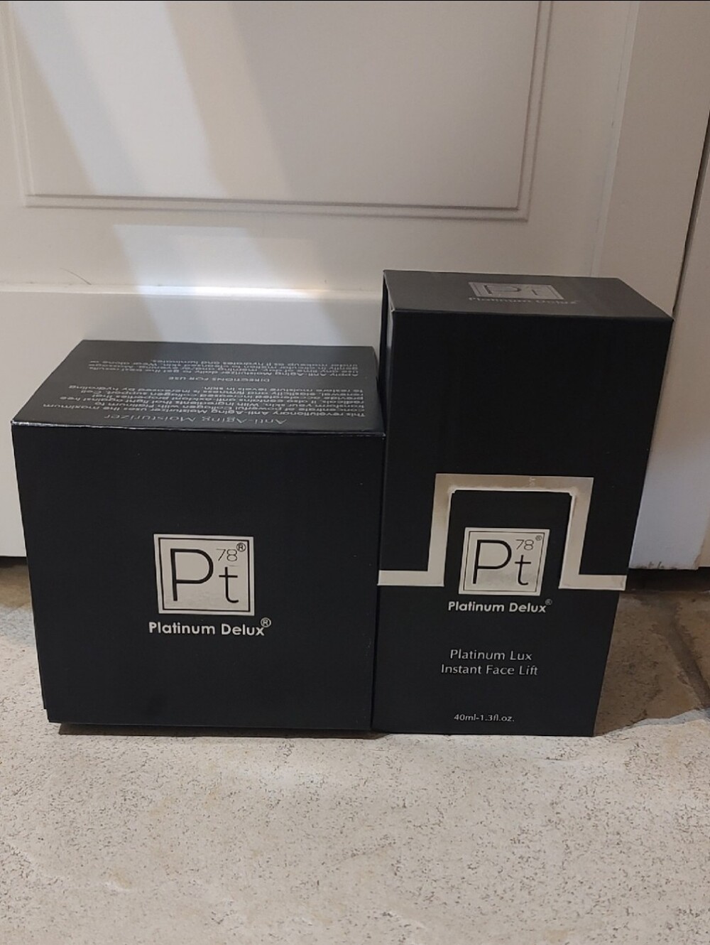 Platinum Lux Anti aging Skincare duo